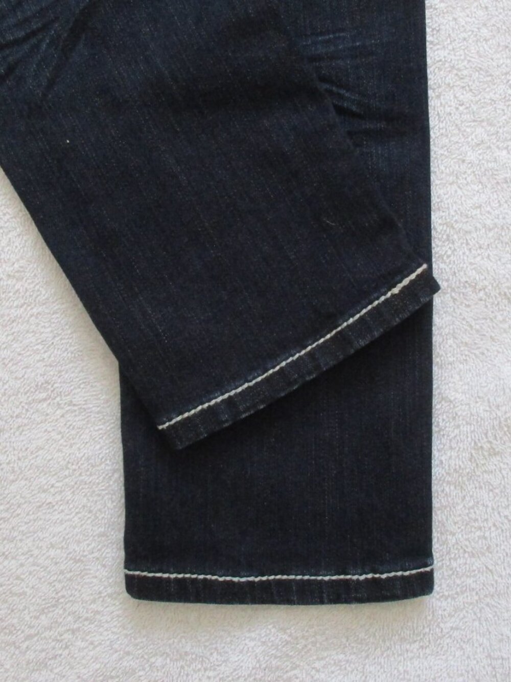 LA IDOL Jeans Size 5 Low Rise Dark Blue Skinny Denim - Picture 9 of 12
